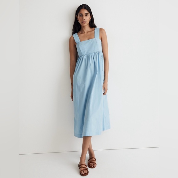 Madewell Light Blue Midi Dress - Picture 2 of 11